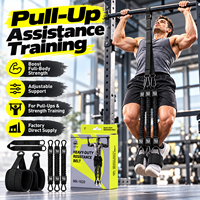 Ensemble d'entraînement complet : Tubes de résistance robustes avec sangles de jambe et sangle de suspension réglable pour un entraînement complet du corps à domicile