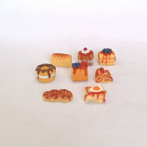 100 Piezas de Resina, Lindos Adornos de Comida de Simulación: Pan, <span class=keywords><strong>Pizza</strong></span>, Pasteles, Mini Comida para Manualidades, Álbumes de Recortes, Horquillas, Teléfonos, Muñecas y Miniaturas - Product Image 2