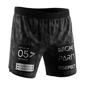 Shorts de sport multifonctionnels personnalisables pour la gym et le fitness, séchage rapide, style old school, par le fabricant Muscle - Product Image 2