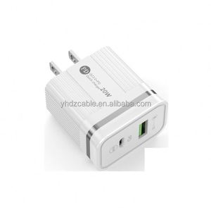 เครื่องชาร์จติดผนัง PD 20W ที่ชาร์จโทรศัพท์ USB Type-C ชาร์จเร็วสำหรับชาร์จโทรศัพท์มือถือ - Product Image 1