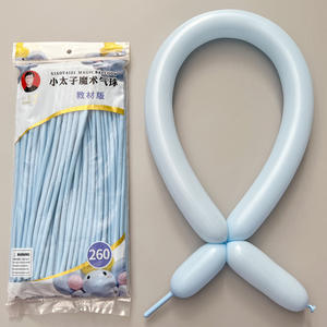 <span class=keywords><strong>Palloncini</strong></span> in lattice a strisce lunghe e spesse effetto macaron per decorazioni fai-da-te e styling intrecciato per feste - Product Image 6