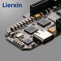 Ratón para Juegos Lierxin LEX-MOUSE-GAME HASL, Sensor Óptico, PCB de 2 Capas, 26000DPI, PMW3395 Pixart, USB-C, 1000Hz, RGB, Botón Lateral
