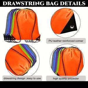 Custom Fishing Trip Yoga Waterproof Nylon <b>Drawstring</b> <b>Backpack</b> Men Women Color Sublimation Bags Polyester - Product Image 3