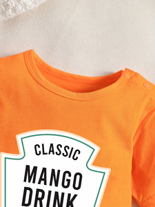 Ropa <span class=keywords><strong>de</strong></span> Bebé Unisex Recién Nacido, 100% Algodón Ecológico, Transpirable, Suave, Estampado por Transferencia <span class=keywords><strong>de</strong></span> Calor, Manga Corta, Botones a Presión - Product Image 6