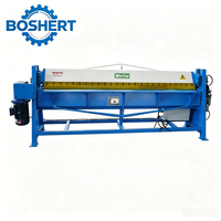 Machine à plier la tôle semi-automatique BOSHERT en acier inoxydable et acier au carbone, longueur de pliage 1300 mm, 450 kg