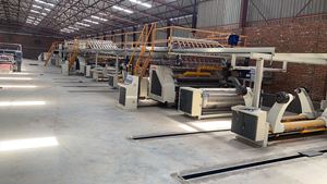 Ligne de production de carton ondulé d'<span class=keywords><strong>occasion</strong></span> machine de fabrication de carton d'<span class=keywords><strong>occasion</strong></span> machine à plisser - Product Image 6