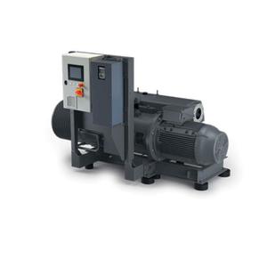 Pompe à vide rotative à palettes lubrifiées à l'huile Busch R5 RA 1000 1600 A Plus avec moteur électrique triphasé et raccord à bride - Product Image 1