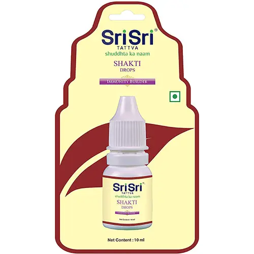 Indian herbal product of Sri Sri Ayurveda Shakti Drops - Immunity Booster, 10ml - IMMUNITY DROPS