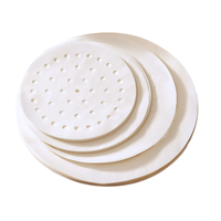 Nanbei Cuisson personnalisée Cuisson à la vapeur Bun Liners Feuille de parchemin Plateau alimentaire avec revêtement de cire antiadhésive Papier de revêtement pour friteuse à air