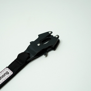 Custom Logo Durable Eco-Friendly Dog Leash with Frog <b>Snap</b> <b>Hook</b> Aluminium Accessories Quick Release Nylon Material Color Options - Product Image 4