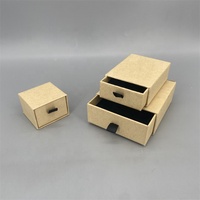 Boîtes d'emballage pour bijoux en carton recyclé écologique pour ensembles de colliers et bracelets, logo personnalisé, mini format, finition mate UV, vente en gros