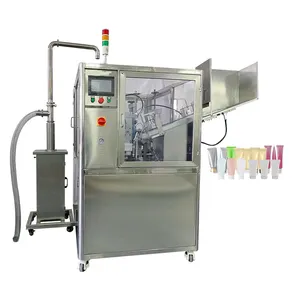 Automatic Calippo Ice Lolly Making Packing Machine Food weighing filling machine cream aluminum pe hose filling sealing machine