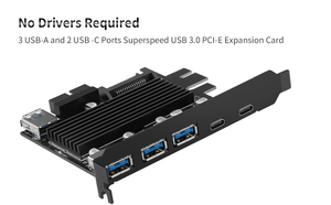 Super velocità PCI-E a USB 3.0 Tipo Di Scheda di Espansione-C Scheda di Espansione PCI USB C Express Card con 15 -Pin SATA Connettore di Alimentazione - Product Image 3
