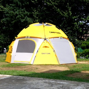 Double Layer waterproof family camping <b>tent</b> spacious dome <b>tent</b> easy setup four season outdoor <b>large</b> <b>tent</b> durable fiberglass - Product Image 6