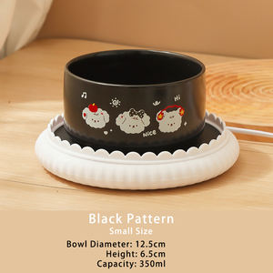 तापमान नियंत्रण सर्दियों-गर्म सिरेमिक पानी को रोकता है, ठोड़ी को साफ पालतू बिल्ली का कटोरा रखता है - Product Image 5