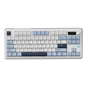 AJAZZ AK870 Plus 87 Teclas RGB Teclado inalámbrico con cable tri-modo BT 2,4G Teclado mecánico para juegos Tipo C - Product Image 1