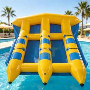 Di alta qualità 0.6mm PVC gonfiabile rimorchiabile pesce mosca pesce pesce mosca sport acquatici gonfiabile pesce volante Banana Boat per uso del <span class=keywords><strong>mare</strong></span> - Product Image 1