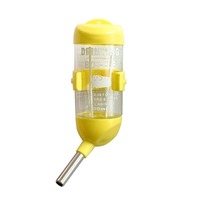 Nouvelle bouteille de boisson à tête ronde anti-fuite 80ml 125ml 250ml pour lapin et hamster