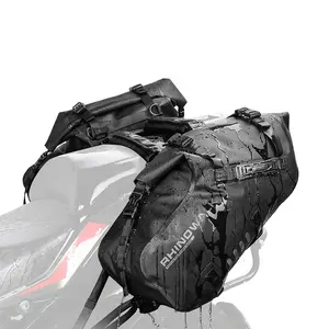Rhinowalk-حقيبة جانبية للدراجات النارية مقاومة للماء ، سلة الدراجات النارية ، الأمتعة ، زوج حقيبة السرج