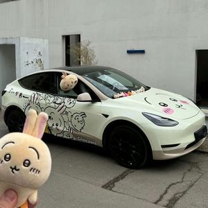 Autocollants de voiture personnalisés avec logo anime, résistants aux intempéries et aux UV, découpés, lettres pour fenêtres, étiquettes en vinyle pour extérieur, autocollants de transfert - Product Image 1