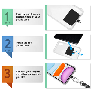 2022 Phổ Biến Mới Nhất Crossbody Điện Thoại Dây Buộc Vá Pad Chủ Phổ Dây Điện Thoại Di Động Dây Đeo - Product Image 5