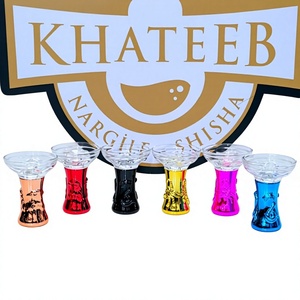 KHATEEB PREMIUM DRAGON DESIGN GLASS HOOKAH BOWL - Product Image 2