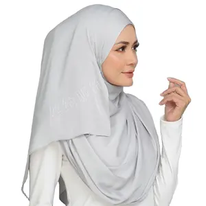 seidenschal für frauen des matte satin glänzende hijab kleidung Übergröße großhandel malaysia kleidung muslim muslim