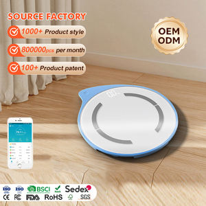 ओम स्मार्ट बॉडी फैट स्केल कनेक्टिविटी बैटरी-संचालित बाथरूम डिजिटल इलेक्ट्रॉनिक बीएमआई 180 किलोग्राम कनेक्ट ऐप - Product Image 1