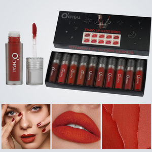 Gloss à lèvres minéral scintillant longue tenue, haute qualité, waterproof, 10 couleurs brillantes, marque privée - Product Image 2