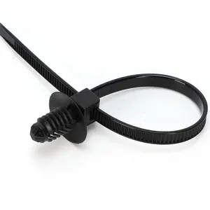4.6*170mm Push Mount Nylon Cable Zip Tie With Innovative Fir Tree Head For Effortless Installations