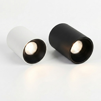 Plafonnier LED COB en aluminium moderne 3000K 4000K 6000K IP20 pour montage en surface, idéal pour chambre, salon, bureau