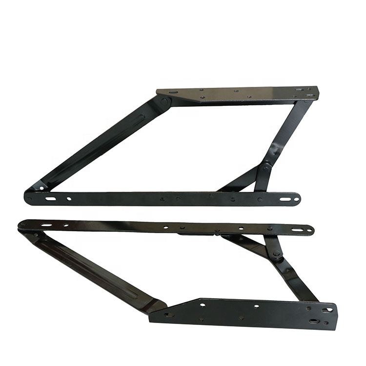 Прочный скрытый металлический черный механизм для хранения с более прочными пружинами