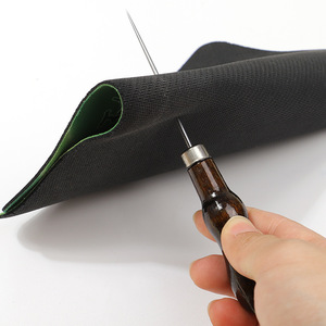 Wood Handle Stainless Steel <b>Leather</b> Punch <b>Tool</b> For Shoe Repair And Diy Crafting - Product Image 4