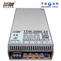 Transformateur de puissance de commutation AC à DC TTW-RSP-S-2000W-80V/240V/250V/280V/300V 1900W 2000W 2100W Watt SMPS PSU LED light Power