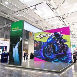 Kotak lampu Led berdiri kain menyala rangka aluminium desain kustomisasi untuk iklan - Product Image 4