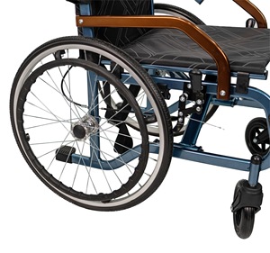 MZU כיסא גלגלים ידני קל במיוחד, כיסא גלגלים הנעה עצמית, כיסא גלגלים מתקפל למבוגרים, כיסא גלגלים רולר עם משענת גב מתקפלת - Product Image 3