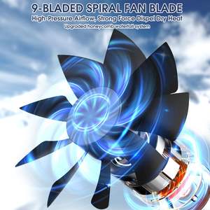 Ventilateur rafraîchisseur d'air portable USB 25W avec mini-réservoir d'eau, appareil électroménager de haute qualité pour usage hôtelier, en plastique - Product Image 4