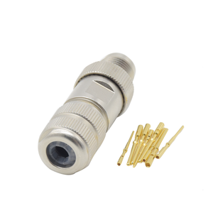 M12 kết nối 8 pin x mã thông tư công nghiệp kim loại lĩnh vực assembly10gb nam cắm kết nối không thấm nước - Product Image 4