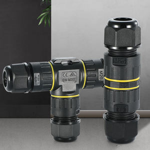 Bornier à noyau M20T-<span class=keywords><strong>2</strong></span> Connecteur de câble étanche à connexion rapide en forme de T Connecteur d'alimentation enterré IP68 - Product Image 4