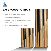 Piège à basses acoustiques en bois au design moderne personnalisé Piège à basse fréquence Diffuseur de son Studio de musique Salle de karaoké Home Bar