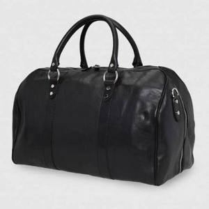 Trendy Genuine Leather Duffle <b>Bag</b> Polyester Lining Soft Strong Handles Easy <b>Zip</b> Closure <b>Large</b> Storage Travel Gym Sports Holidays - Product Image 5