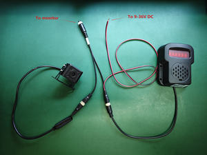 Nuevo producto BSD Sistema de alarma de identificación humana y de vehículos Negro OEM Conector de 4 pines IP 68 Ahd 12V Cámara Impermeable PAL - Product Image 3