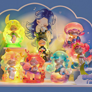 Night <span class=keywords><strong>Dreams</strong></span> OEM ODM Blind Box in Resina con Luci, Giocattolo da Collezione Foresta Fantastica, Statuetta Premium, Scatola Misteriosa, Ornamento da Scrivania - Product Image 1