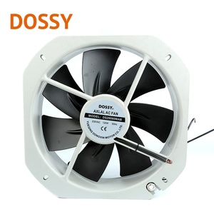 Ventilateur axial silencieux à haute pression statique pour usage agricole 110/220/380V, diamètre de la pale de 11 pouces, construction en alliage d'aluminium - Product Image 2