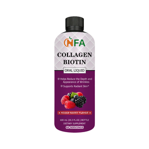 Collagène Biotine Liquide Oral Personnalisable en Usine avec Biotine Calcium Collagène Bioactif pour des Cheveux, des Ongles et une Peau plus Épais - Product Image 1