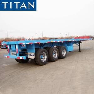 TITAN Tri Trục Phẳng Sàn 48 Ft Phẳng Trailer Cho Bán Trong Namibia - Product Image 1