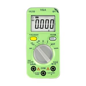 Multimètre numérique intelligent automobile CAT III 600V <span class=keywords><strong>avec</strong></span> test NCV/LIVE True RMS 200mV-600V AC/DC 10A Piles <span class=keywords><strong>AAA</strong></span> VA25B-1 - Product Image 2