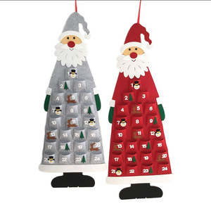 Large Size Santa Christmas <strong>Advent</strong> <strong>Calendar</strong> Wall Hanging <strong>Felt</strong> Design MOQ 100pcs - Product Image 4
