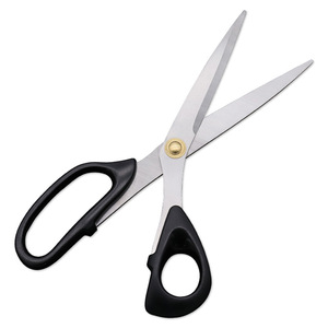 <b>Kitchen</b> <b>Scissors</b> Stainless Steel 8 In Black Elbow Shape For Home Use - Product Image 1