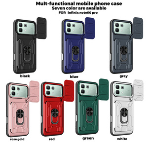Étui de protection pour téléphone Infinix <span class=keywords><strong>Note</strong></span> 60 Ultra avec fenêtre coulissante, support magnétique pour voiture et protection d'objectif, par Lichicase - Product Image 1